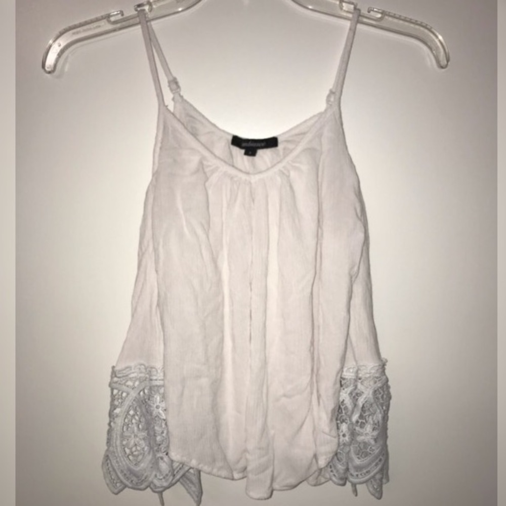 White off the shoulder top